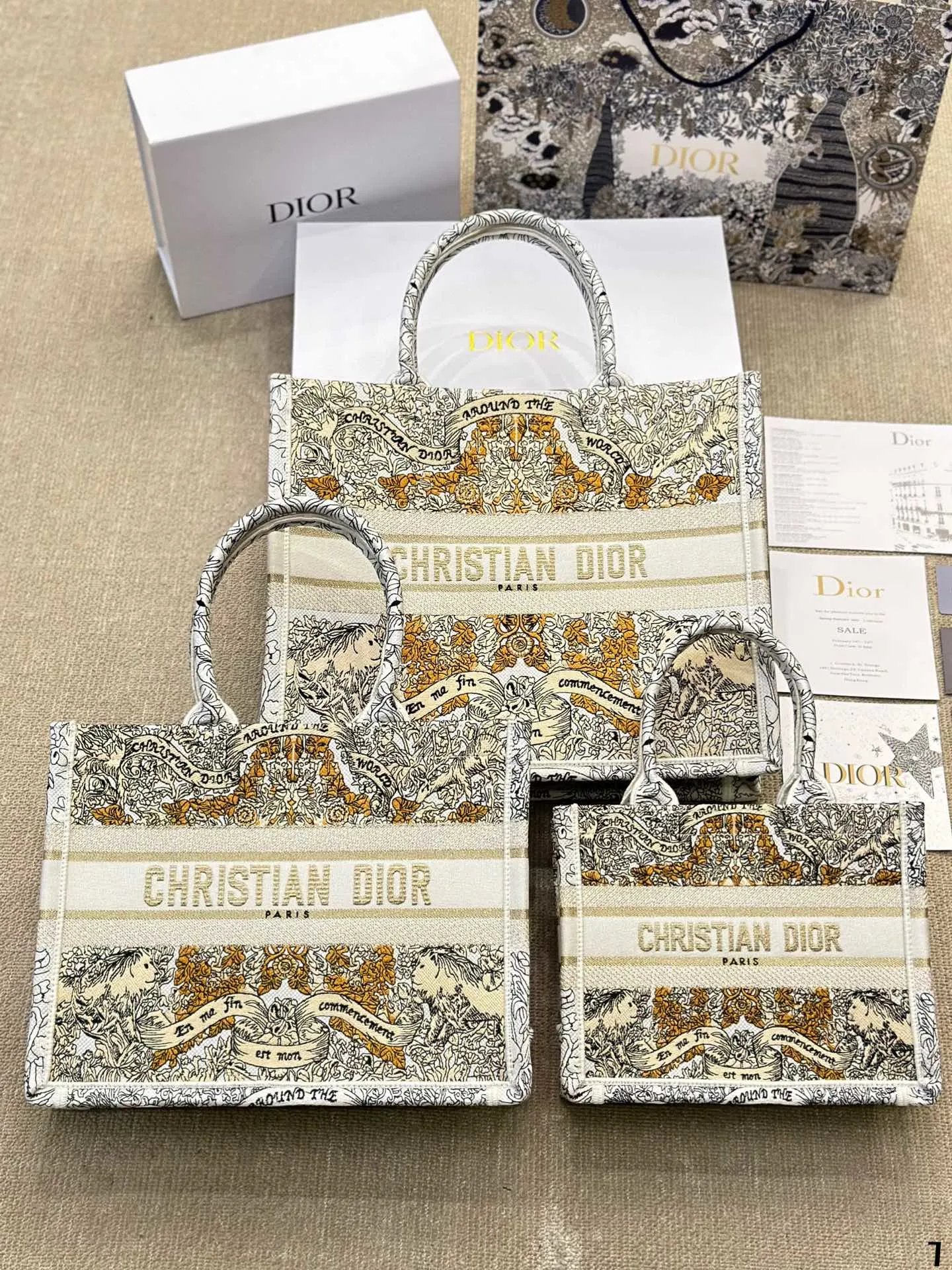 Dior Handbags book tote